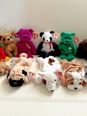 Ty Beanie Baby Bundle 9 Beanie Baby 2 Teenie Beanie Babies Excellent Condition